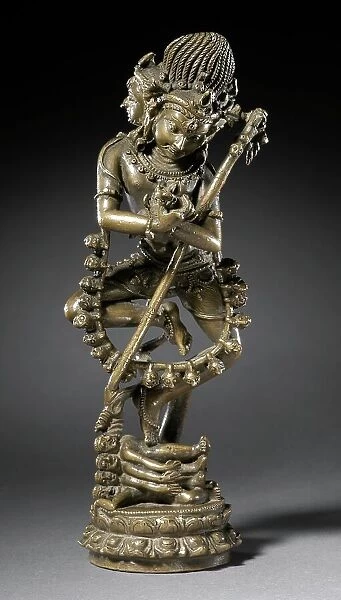 The Buddhist Deity Hevajra (image 1 of 2), c.late 11th-early 12th century. Creator: Unknown