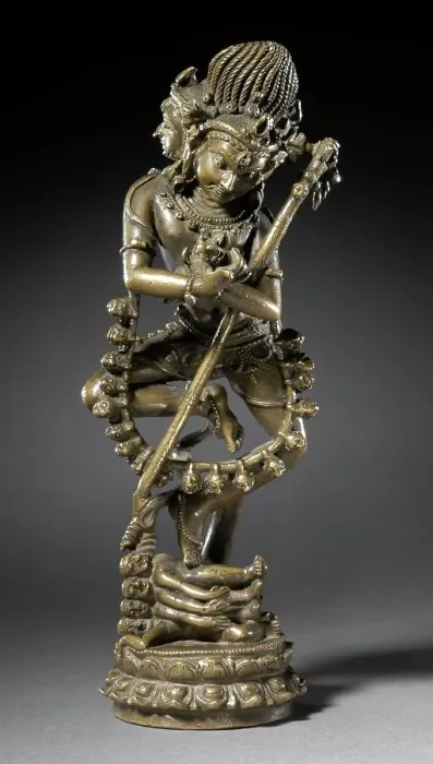 Framed Print : The Buddhist Deity Hevajra (image 1 of 2), c.late 11th-early 12th century. Creator: Unknown Framed Print : The Buddhist Deity Hevajra (image 1 of 2), c.late 11th-early 12th century. Creator: Unknown