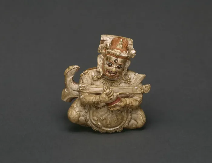 Framed Print : Buddhist God Mahakala, 15th century. Creator: Unknown Framed Print : Buddhist God Mahakala, 15th century. Creator: Unknown