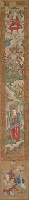 Framed Print : Buddhist Panel, 1300s. Creator: Unknown Framed Print : Buddhist Panel, 1300s. Creator: Unknown