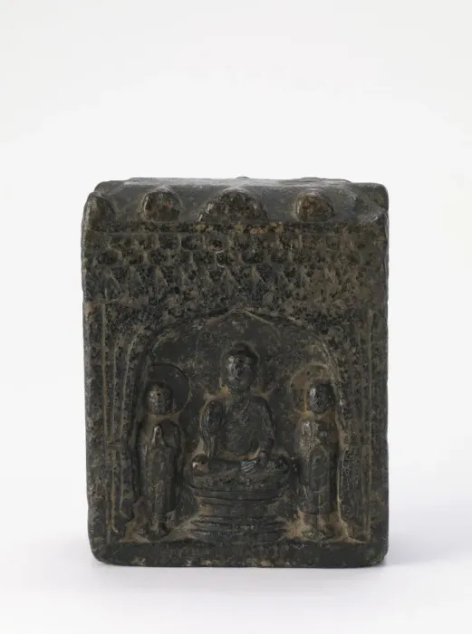 Framed Print : Buddhist tablet, Period of Division, 535-557. Creator: Unknown Framed Print : Buddhist tablet, Period of Division, 535-557. Creator: Unknown