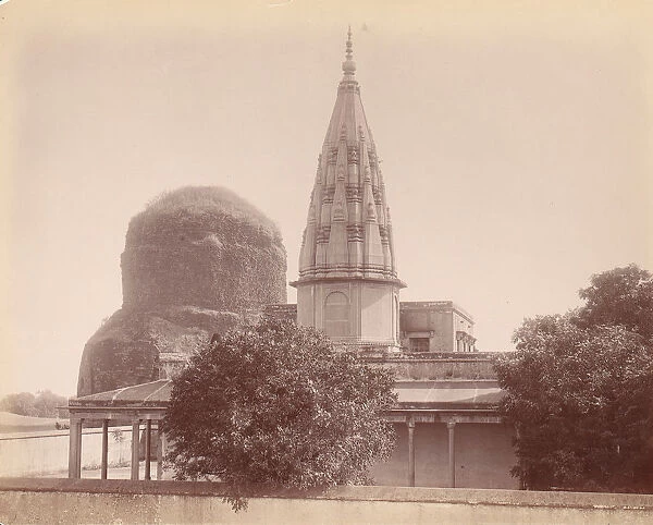Buddhist Temple, Agra, 1860s-70s. Creator: Unknown