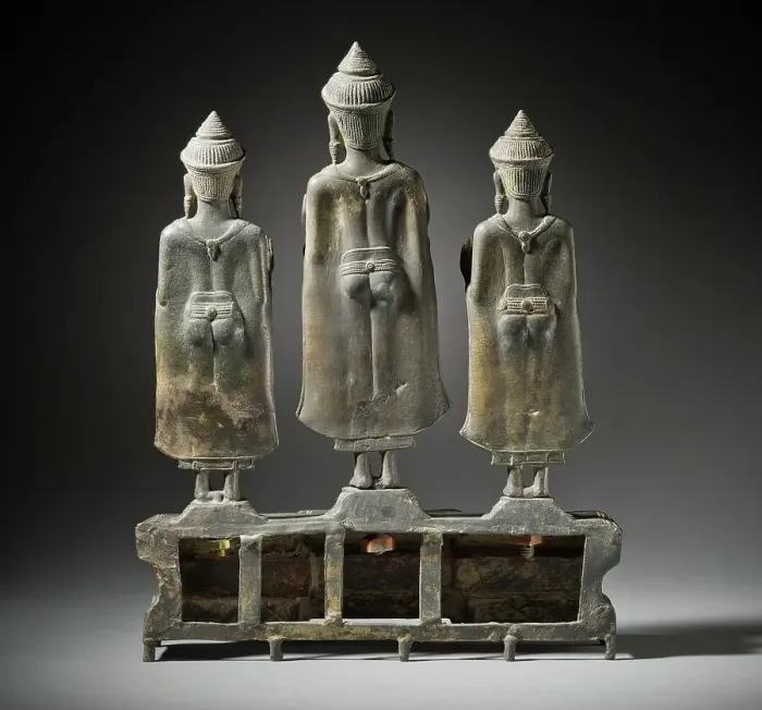 Framed Print : Buddhist Triad (image 2 of 4), 13th century. Creator: Unknown Framed Print : Buddhist Triad (image 2 of 4), 13th century. Creator: Unknown