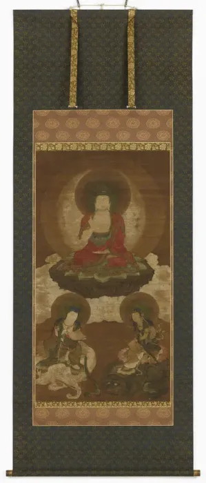 Framed Print : Buddhist triad: Sakyamuni, Manjusri and Samantabhadra, Edo period Framed Print : Buddhist triad: Sakyamuni, Manjusri and Samantabhadra, Edo period
