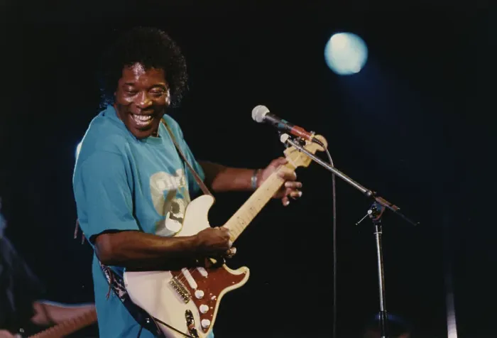 Framed Print : Buddy Guy, Cambridge Folk Festival, 1992. Creator: Brian Foskett Framed Print : Buddy Guy, Cambridge Folk Festival, 1992. Creator: Brian Foskett