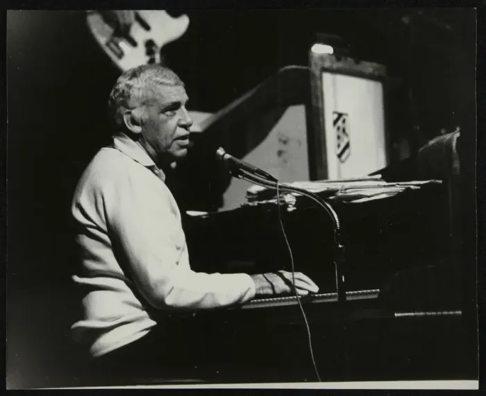 Framed Print : Buddy Rich playing the piano, Forum Theatre, Hatfield, Hertfordshire, November 1986 Framed Print : Buddy Rich playing the piano, Forum Theatre, Hatfield, Hertfordshire, November 1986