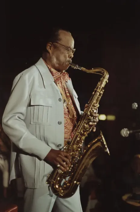 Framed Print : Buddy Tate, (Harlem Stampede), Edinburgh Jazz Festival, Scotland, 1986. Creator: Brian Foskett Framed Print : Buddy Tate, (Harlem Stampede), Edinburgh Jazz Festival, Scotland, 1986. Creator: Brian Foskett