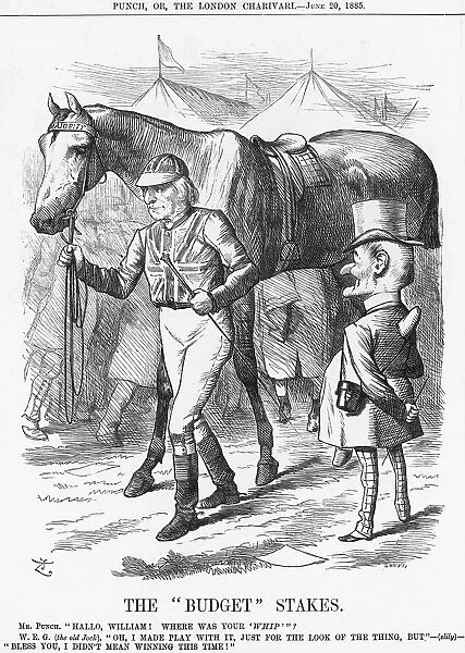 The Budget Stakes, 1885. Artist: Joseph Swain