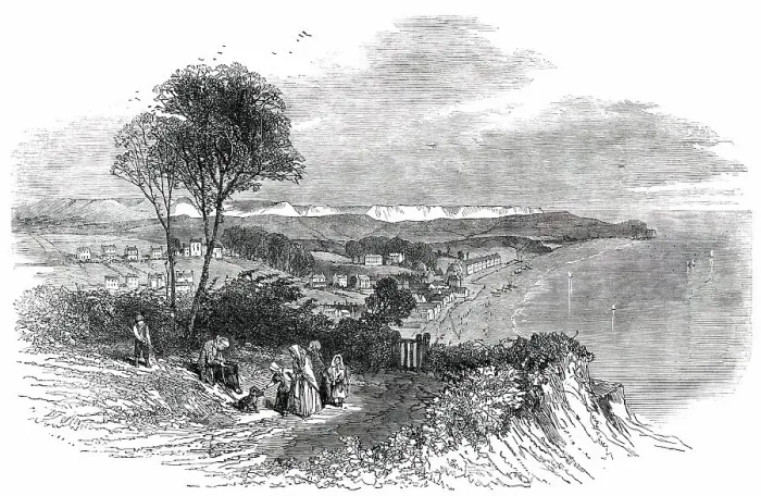 Framed Print : Budleigh Salterton, Devon, 1850. Creator: Unknown Framed Print : Budleigh Salterton, Devon, 1850. Creator: Unknown