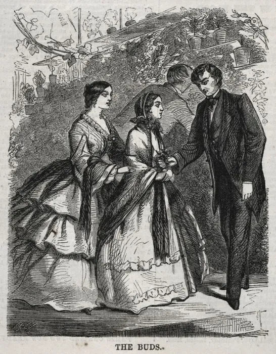 Framed Print : The Buds, 1860. Creator: Winslow Homer (American, 1836-1910) Framed Print : The Buds, 1860. Creator: Winslow Homer (American, 1836-1910)