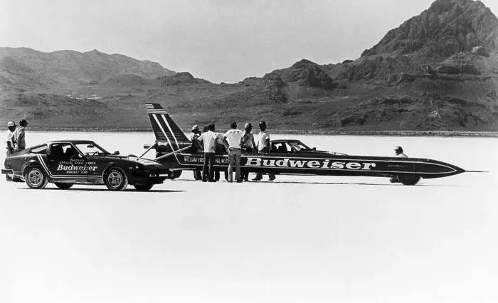 Framed Print : Budweiser Rocket, USA, 1979