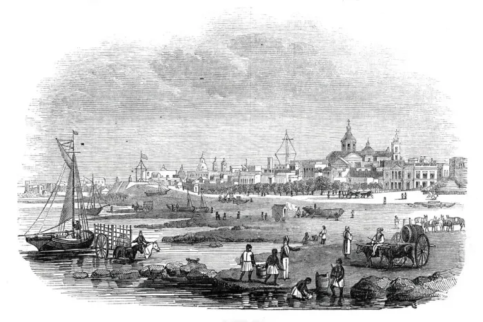 Framed Print : Buenos Ayres, 1844. Creator: Unknown Framed Print : Buenos Ayres, 1844. Creator: Unknown
