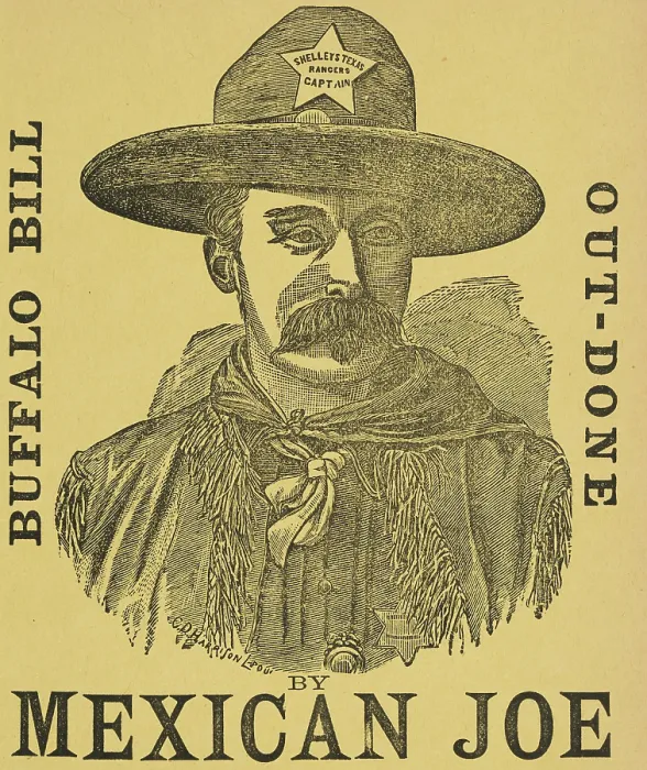 Framed Print : Buffalo Bill Out-Done by Mexican Joe, c1900. Creator: Unknown Framed Print : Buffalo Bill Out-Done by Mexican Joe, c1900. Creator: Unknown