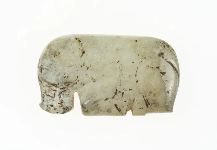 Framed Print : Buffalo Pendant, Western Zhou period, 11th-10th century B. C. Creator: Unknown Framed Print : Buffalo Pendant, Western Zhou period, 11th-10th century B. C. Creator: Unknown