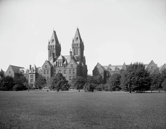 Framed Print : Buffalo State Hospital, Buffalo, N.Y. between 1900 and 1910. Creator: Unknown Framed Print : Buffalo State Hospital, Buffalo, N.Y. between 1900 and 1910. Creator: Unknown