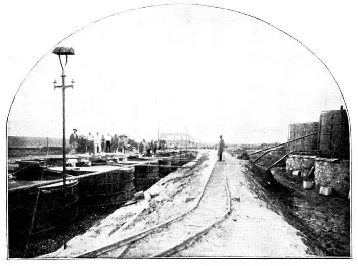 Framed Print : The Buffelsdoorn Mine: Cyanide Vats, 1895. Creator: A. Betton Framed Print : The Buffelsdoorn Mine: Cyanide Vats, 1895. Creator: A. Betton