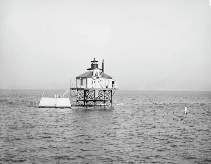 Framed Print : Bug Light, Boston, Mass. c1906. Creator: Unknown Framed Print : Bug Light, Boston, Mass. c1906. Creator: Unknown
