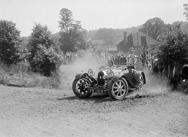 Bugatti Type 37, Bugatti Owners Club Hill Climb, Chalfont St Peter, Buckinghamshire, 1935