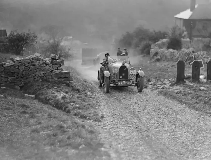 Framed Print : Bugatti Type 40 of HW Blaw competing in the MCC Sporting Trial, 1930. Artist: Bill Brunell Framed Print : Bugatti Type 40 of HW Blaw competing in the MCC Sporting Trial, 1930. Artist: Bill Brunell