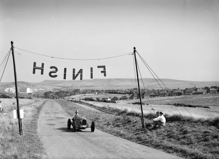 Framed Print : Bugatti Type 51 competing in the Bugatti Owners Club Lewes Speed Trials, Sussex, 1937 Framed Print : Bugatti Type 51 competing in the Bugatti Owners Club Lewes Speed Trials, Sussex, 1937