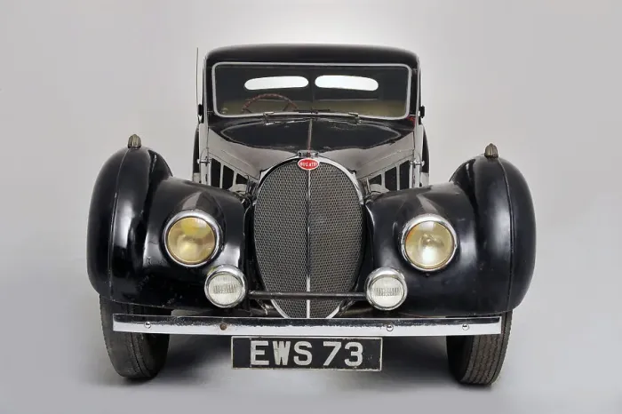 Framed Print : Bugatti type 57S 1937. Artist: Simon Clay
