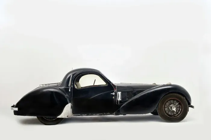 Framed Print : Bugatti type 57S 1937. Artist: Simon Clay