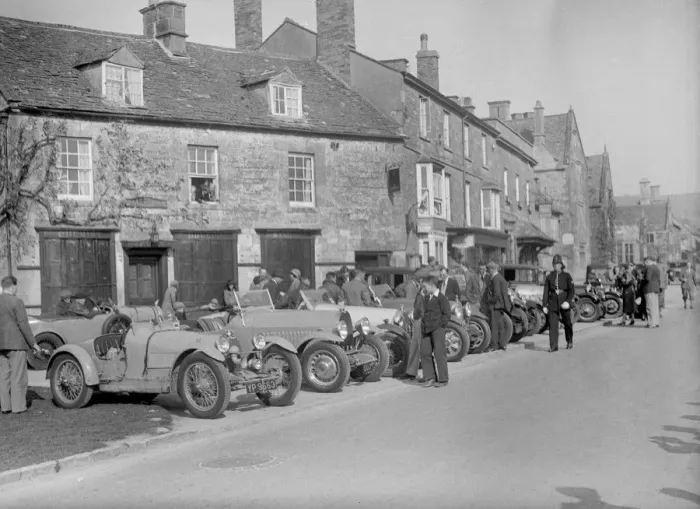 Framed Print : Bugattis at a Bugatti Owners Club meeting, Broadway, Worcestershire, 1937. Artist: Bill Brunell Framed Print : Bugattis at a Bugatti Owners Club meeting, Broadway, Worcestershire, 1937. Artist: Bill Brunell