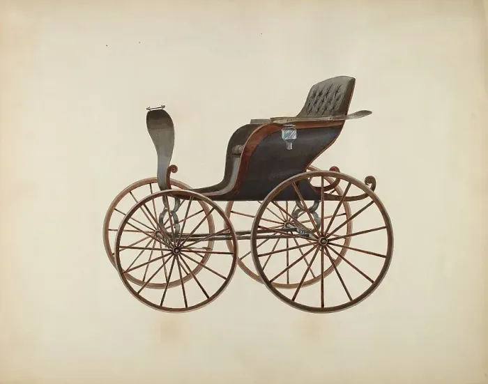 Framed Print : Buggy, c. 1936. Creator: Fred Weiss Framed Print : Buggy, c. 1936. Creator: Fred Weiss