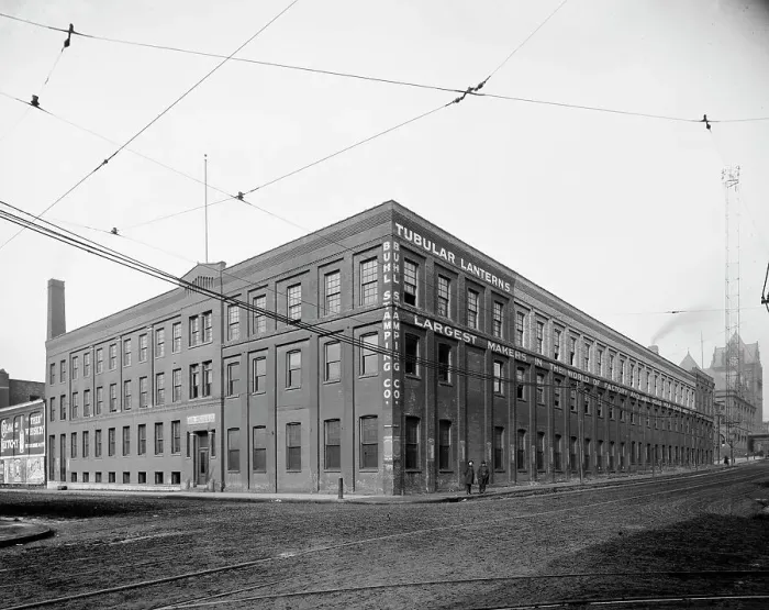 Framed Print : Buhl Stamping Co. Detroit, between 1900 and 1905. Creator: Unknown Framed Print : Buhl Stamping Co. Detroit, between 1900 and 1905. Creator: Unknown