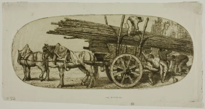 Framed Print : The Builders, 1904. Creator: Donald Shaw MacLaughlan Framed Print : The Builders, 1904. Creator: Donald Shaw MacLaughlan