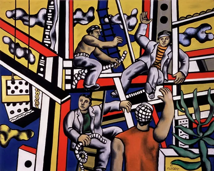 Framed Print : The Builders, 1951. Creator: Fernand Leger. The Builders, 1951. Creator: Fernand Leger Framed Print : The Builders, 1951. Creator: Fernand Leger. The Builders, 1951. Creator: Fernand Leger