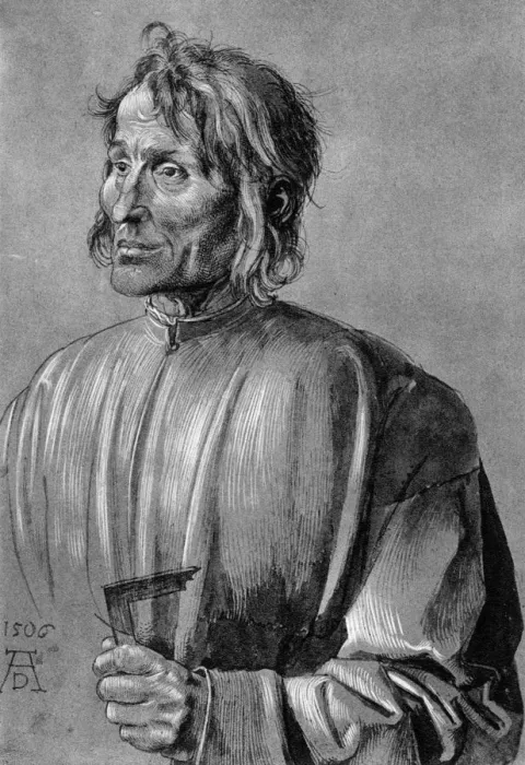 Framed Print : Building master Hieronymus of Augsburg, 1506, (1936). Artist: Albrecht Durer