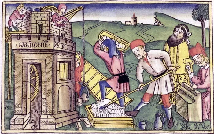 Framed Print : Building the Tower of Babel Framed Print : Building the Tower of Babel