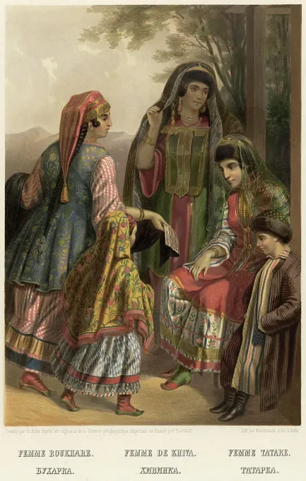 Framed Print : Bukharka. Khivinka. Tatar, 1862. Creator: Karlis Huns Framed Print : Bukharka. Khivinka. Tatar, 1862. Creator: Karlis Huns