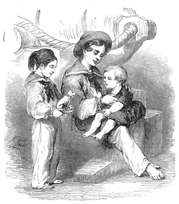 Framed Print : Bulgarian Children, wounded at Kustendjeh, 1854. Creator: Unknown Framed Print : Bulgarian Children, wounded at Kustendjeh, 1854. Creator: Unknown