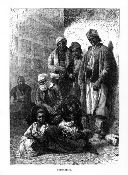 Framed Print : Bulgarians, 19th century