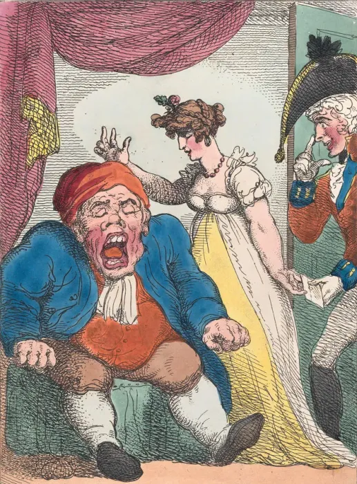 Framed Print : The Bull and Mouth, 1808-09. 1808-09. Creator: Thomas Rowlandson Framed Print : The Bull and Mouth, 1808-09. 1808-09. Creator: Thomas Rowlandson