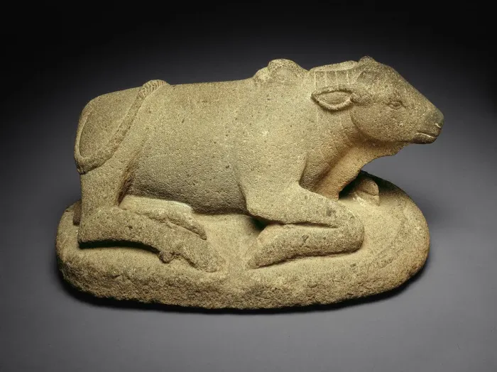 Framed Print : Bull, Possibly God Shivas Mount, Nandi, 9th century. Creator: Unknown Framed Print : Bull, Possibly God Shivas Mount, Nandi, 9th century. Creator: Unknown