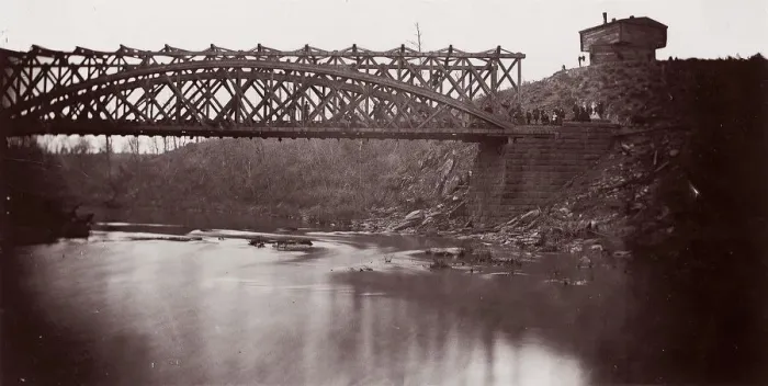 Framed Print : Bull Run, 1861-62. Creator: George N. Barnard Framed Print : Bull Run, 1861-62. Creator: George N. Barnard