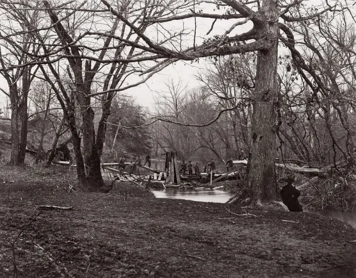 Framed Print : Bull Run. Blackburns Ford, ca. 1862. Creator: Tim O Sullivan Framed Print : Bull Run. Blackburns Ford, ca. 1862. Creator: Tim O Sullivan