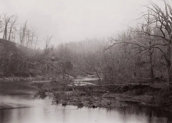 Framed Print : Bull Run. Blackburns Ford, ca. 1862. Creator: Tim O Sullivan Framed Print : Bull Run. Blackburns Ford, ca. 1862. Creator: Tim O Sullivan