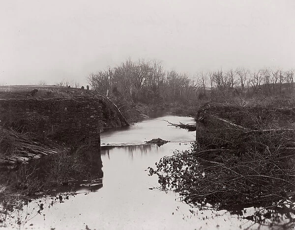 Bull Run. The Stone Bridge, 1861-62. Creators: Tim O Sullivan, George N. Barnard