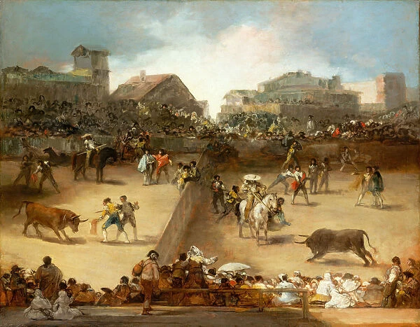 Bullfight in a Divided Ring. Creator: Francisco Goya