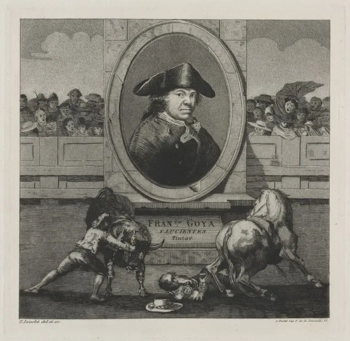 Framed Print : Bullfights: Frontispiece, 1876. Creator: Francisco de Goya (Spanish, 1746-1828) Framed Print : Bullfights: Frontispiece, 1876. Creator: Francisco de Goya (Spanish, 1746-1828)