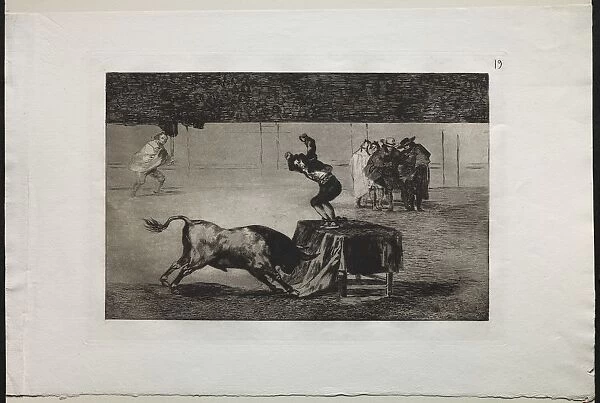 Bullfights: Another Madness of his in the Same Ring, 1876. Creator: Francisco de Goya (Spanish