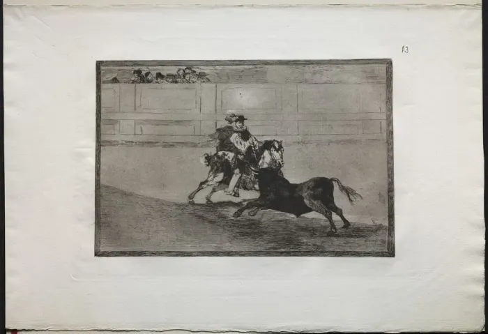 Framed Print : Bullfights: A Spanish Mounted Knight in the Ring Breaking Short Spears Without the Help Framed Print : Bullfights: A Spanish Mounted Knight in the Ring Breaking Short Spears Without the Help