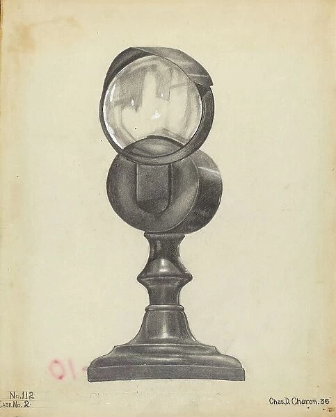 Bull's Eye Lamp, 1936. Creator: Charles Charon
