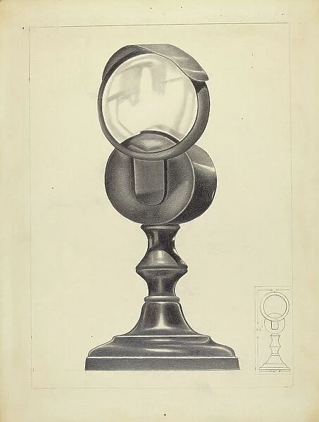 Bull's Eye Lamp, c. 1939. Creator: Charlotte Winter