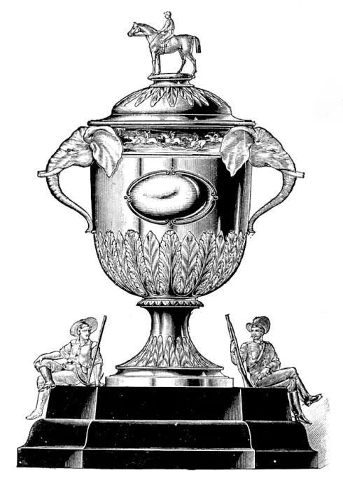 Framed Print : The Buluwayo Spring Handicap Challenge Cup, 1895. Creator: Unknown Framed Print : The Buluwayo Spring Handicap Challenge Cup, 1895. Creator: Unknown
