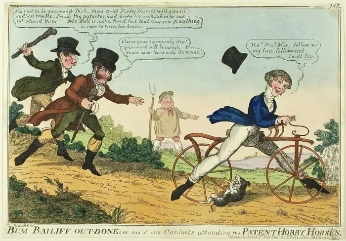 Framed Print : Bum Bailiff Out-Dones, April 1, 1819. Creator: JL Marks Framed Print : Bum Bailiff Out-Dones, April 1, 1819. Creator: JL Marks
